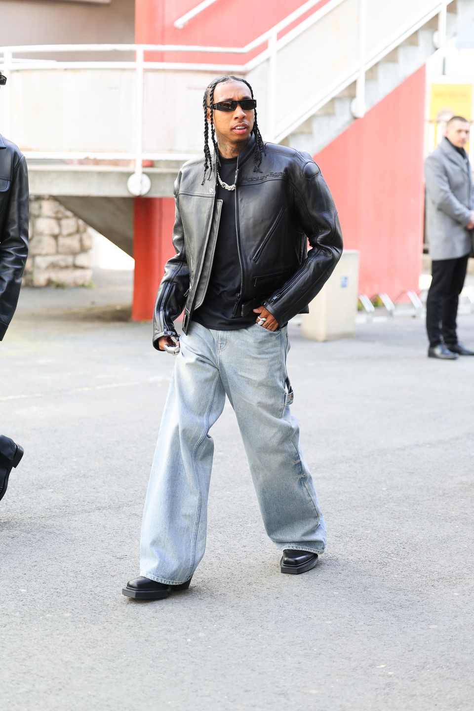 Avril Lavigne i Tyga na pokazie Courreges
