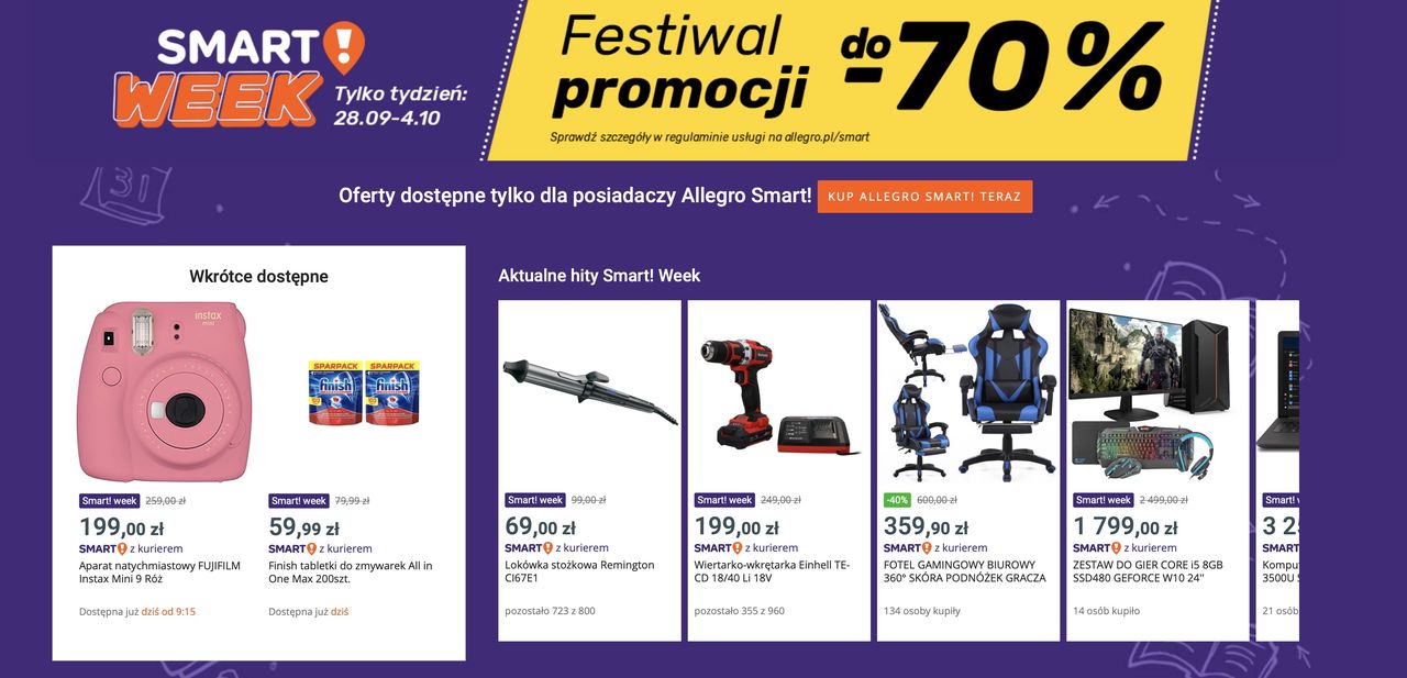 Allegro Smart! Week. Ostatnie dni festiwalu promocji