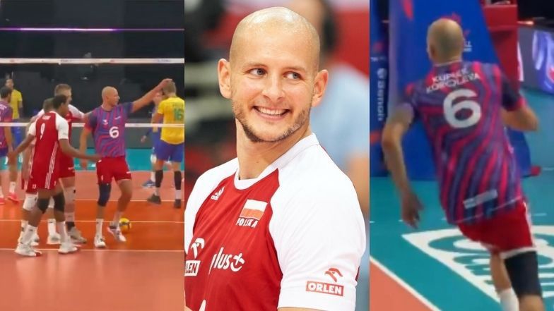 Liga Narodów. Bartosz Kurek zagrał w koszulce z nazwiskiem rosyjskiej zawodniczki podczas meczu z Brazylią (FOTO)