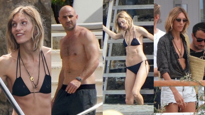 Anja Rubik z partnerem i przyjaciółmi w Cannes