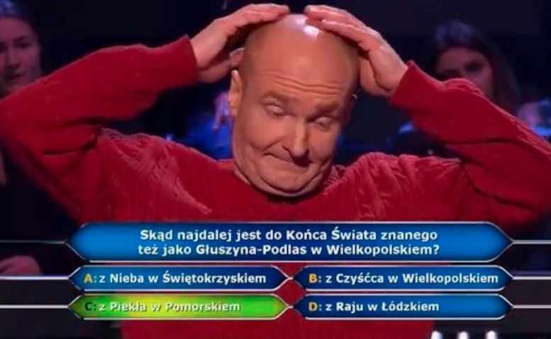 W "Milionerach" padło pytanie za milion. Poradzilibyście sobie z nim? 