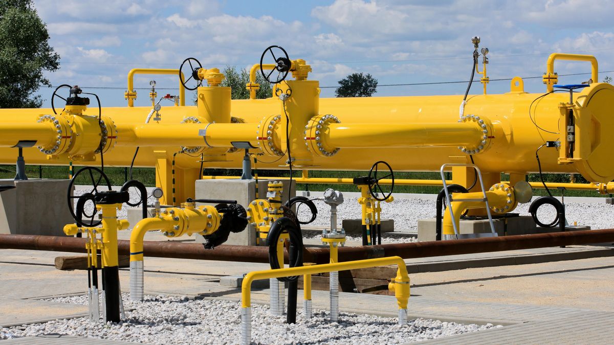 Instalacje na trasie pierwszego odcinka Baltic Pipe w Ciecierzycach k. Gorzowa Wielkopolskiego