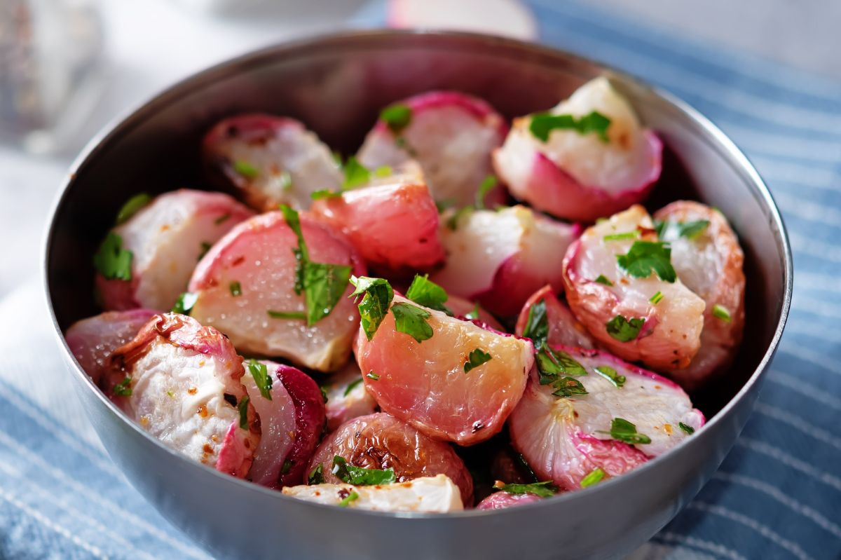 Fried radishes - Delicious