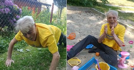 91-letni Jerzy Nasierowski podbija internet. Zobaczcie, co wyczynia