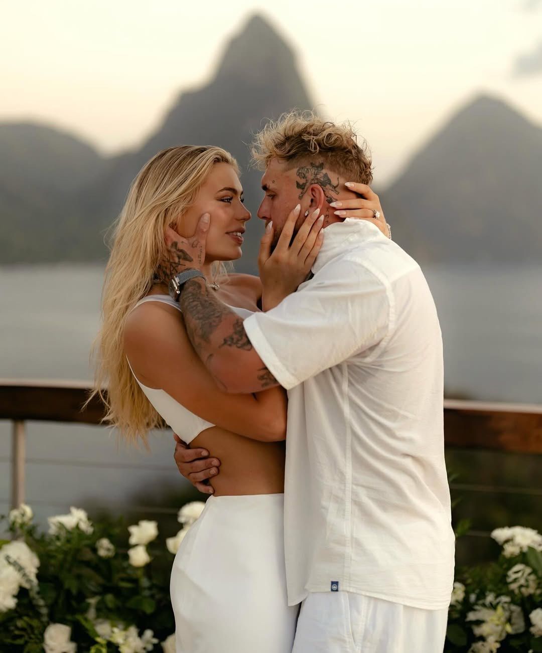 Jutta Leerdam z narzeczonym 