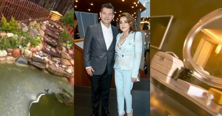 Tak po królewsku mieszkają Martyniukowie: mają "skromne" 230 metrów, srebrną toaletkę i błyszczące tapety... (ZDJĘCIA)