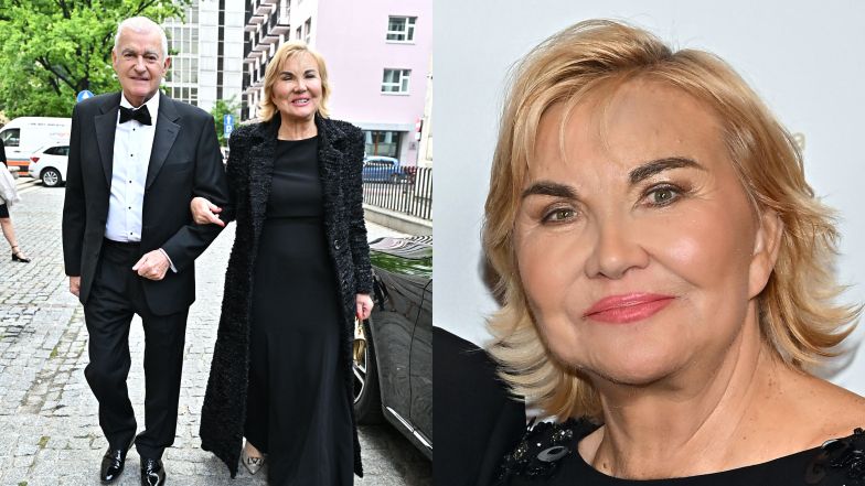 Teresa Mokrysz z mężem na gali Polskiej Rady Biznesu
