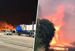 Sycylia w ogniu. Ewakuacja turystów. Pożar dotarł pod lotnisko