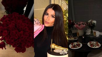 Roksana Węgiel świętowała 21. URODZINY na bogato: dwa torty, ogromny bukiet z róż oraz romantyczna kolacja (ZDJĘCIA)