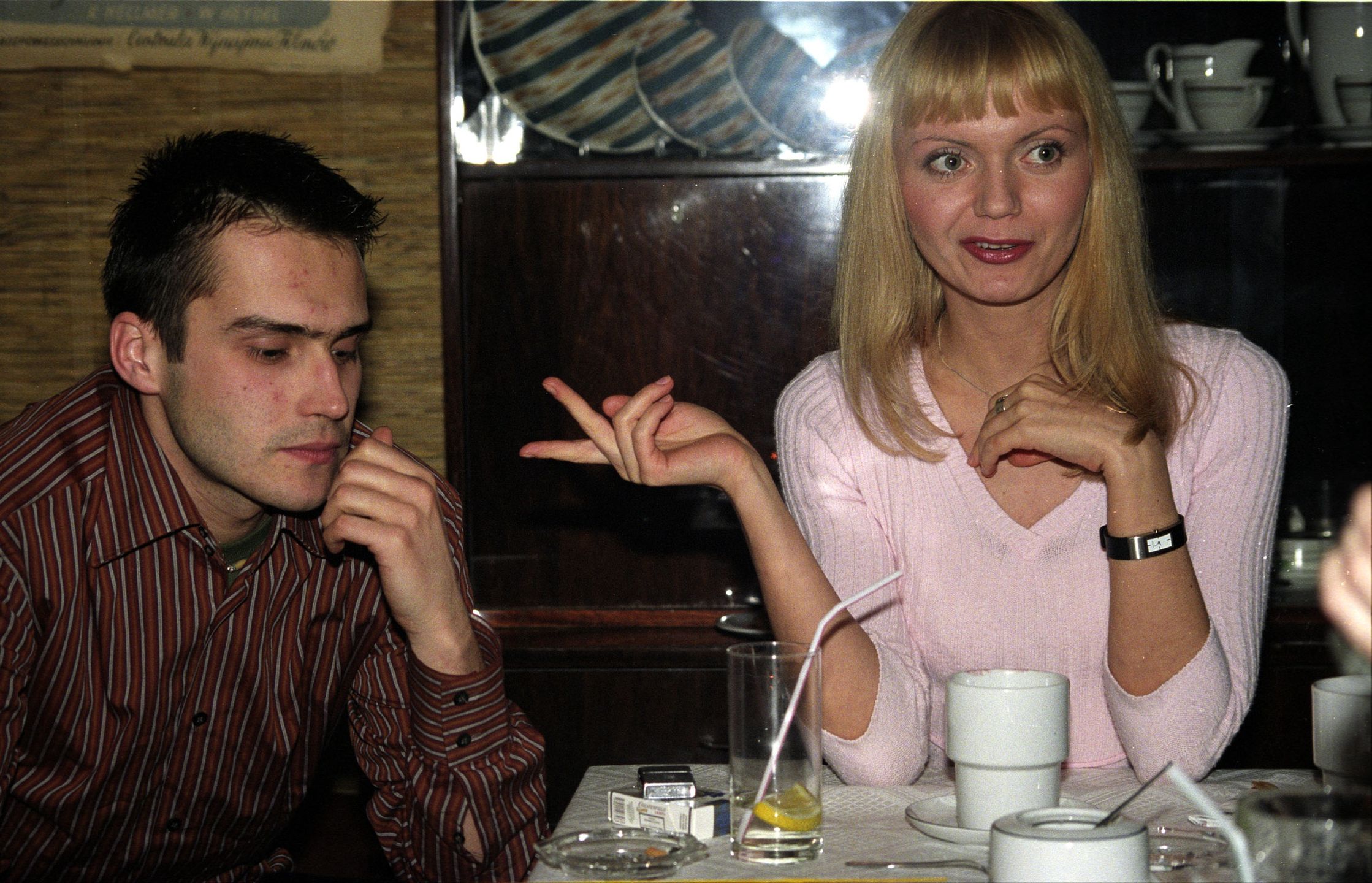 Michał Lesień-Głowacki i Olga Borys w 2002 roku