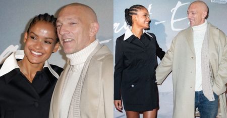 Dumny Vincent Cassel pozuje na premierze z młodszą o 30 lat partnerką. Niebawem Narah urodzi mu CZWARTE dziecko