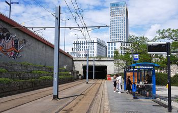 Kraków: Rondo Mogilskie osuszone. Tramwaje znów jadą tunelem
