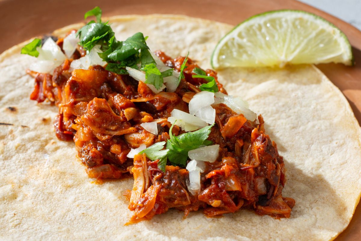 Szybkie burrito na imprezę. Zamiast mięsa wrzucam strukturalny owoc z puszki