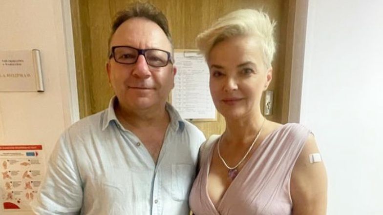 Monika Richardson i Zbigniew Zamachowski