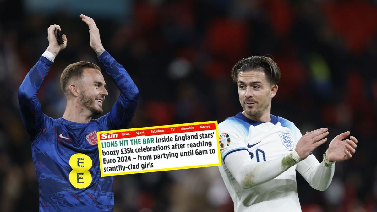 Na zdjęciu od lewej - James Maddison i Jack Grealish