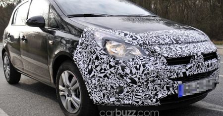 Opel Corsa po faceliftingu przyłapany