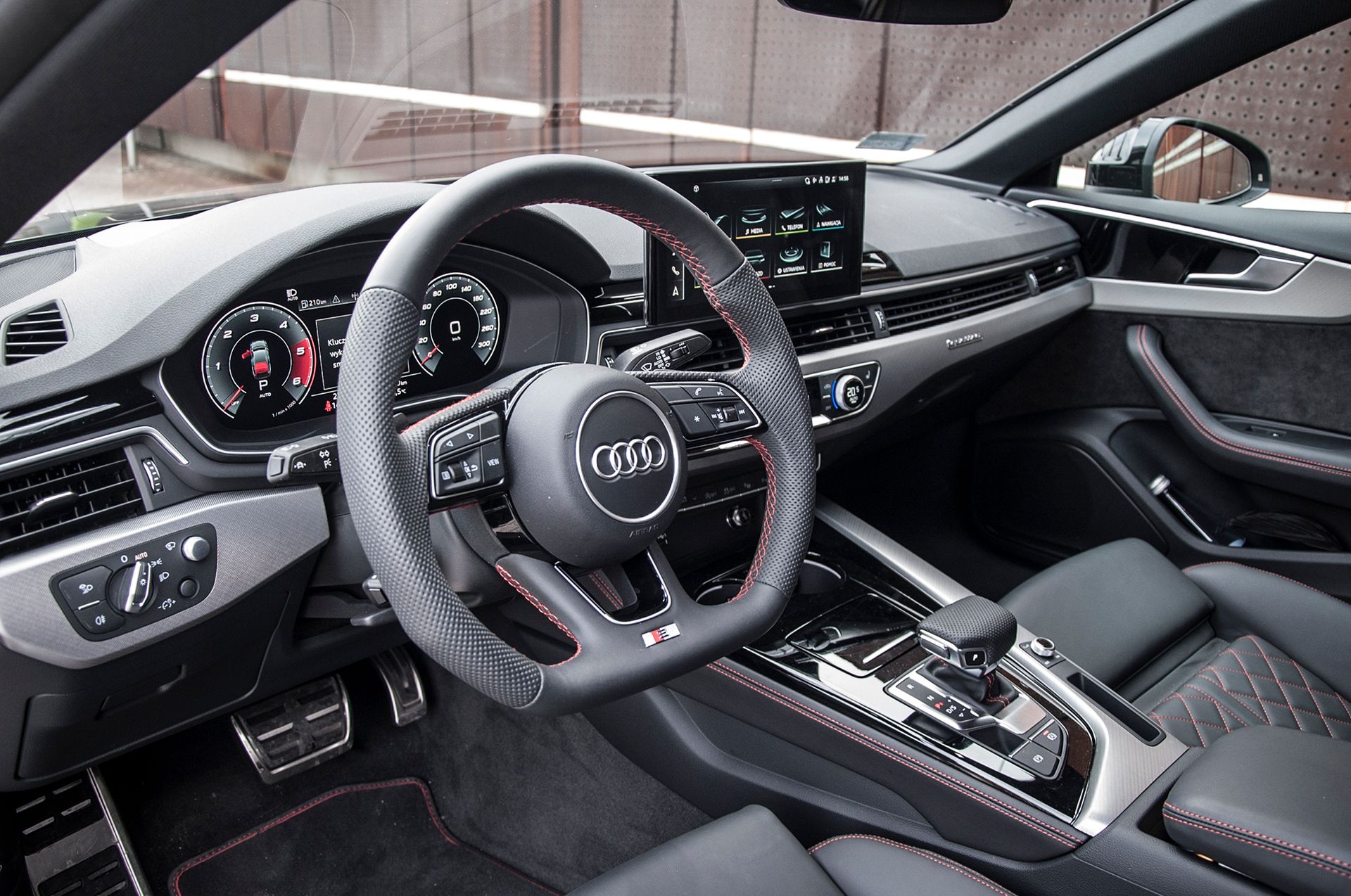 Audi A5 Sportback 40 TDI quattro (2020) (fot. Mateusz Żuchowski)