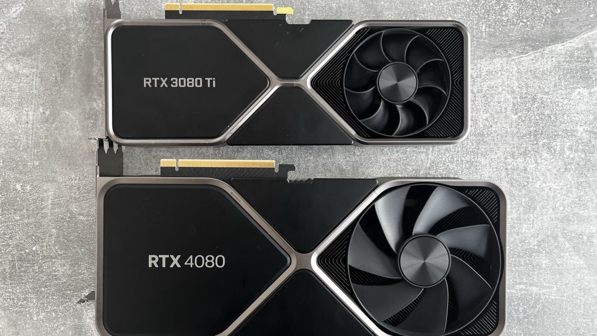 GeForce RTX 4080 w porównaniu do starszego RTX-a 3080 Ti