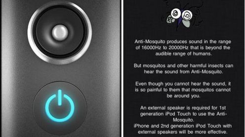 iPhone także odstrasza komary 1