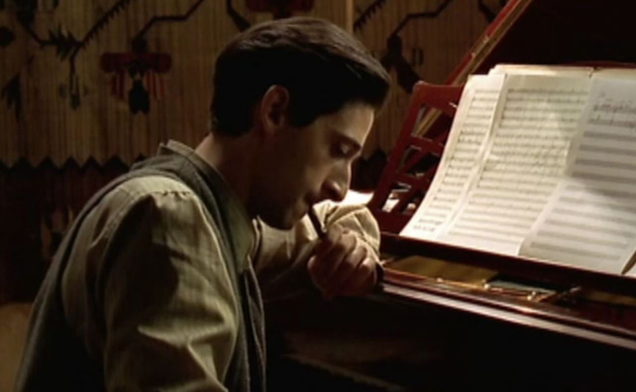 Adrien Brody jako Władysław Szpilman w "Pianiście"