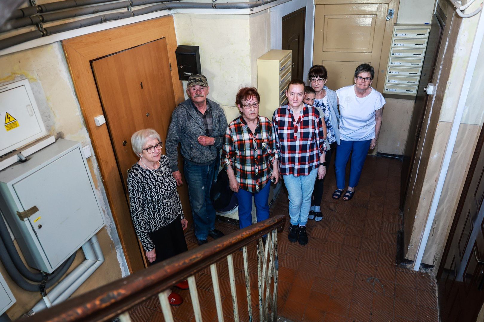 Mieszkańcy budynku ZKZL przy ulicy Głogowskiej 183 w Poznaniu