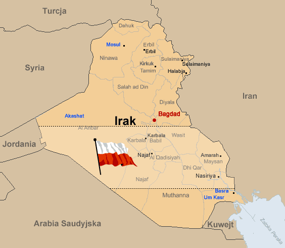 Polska strefa w Iraku: między Bagdadem a Basrą