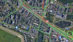 Karambol w Warszawie. Są poszkodowani