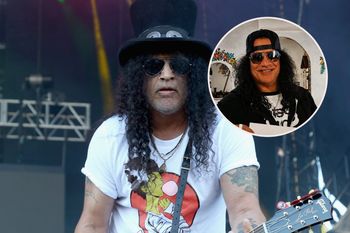Slash zawitał do katowickiej restauracji. Powrócił do niej po 13 latach. Wiadomo, co jadł [ZDJĘCIE]