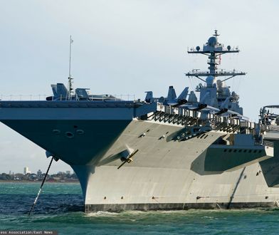 USS Gerald R. Ford w Chorwacji. Największy lotniskowiec zawinął do portu w Splicie