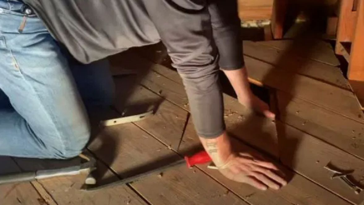 Pod podłogą w domu był ukryty skarb