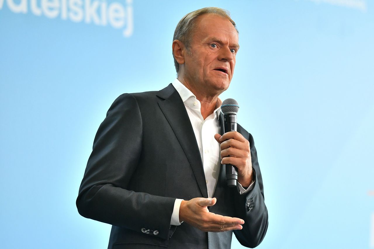 Donald Tusk we Wrocławiu mówił także od demografii i śmierci wśród noworodków