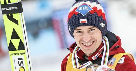 Pierwszy raz Kamila Stocha. Uczy się od Adama Małysza