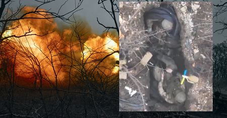 Zamroczeni Rosjanie w okopach. "Takim ludziom już na niczym nie zależy"