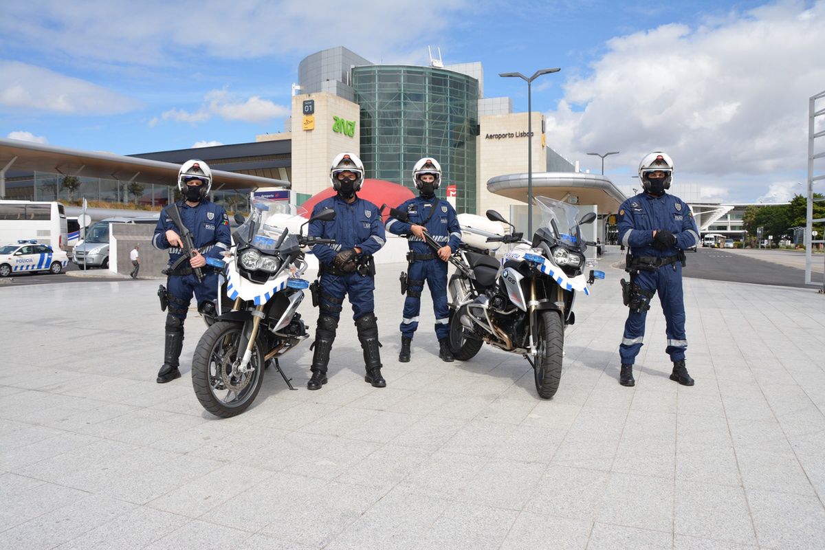 Portugalska policja w ekwipunku