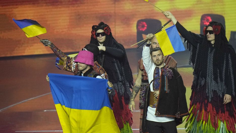 Kalush Orchestra podczas występu na Eurowizji
