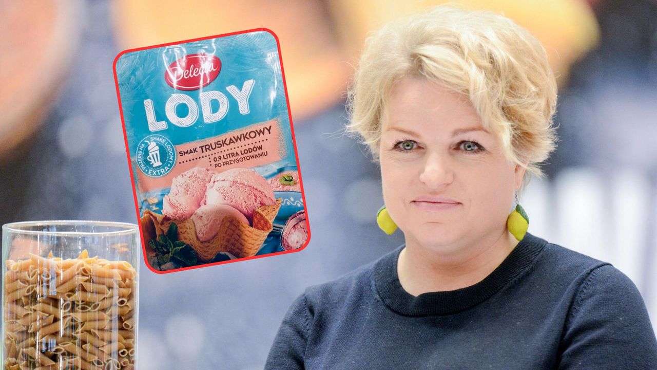 Katarzyna Bosacka ostrzega przed lodami w proszku