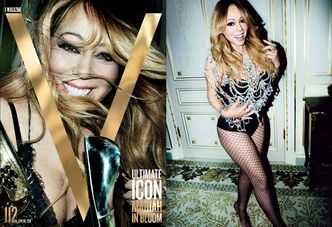 Wygładzona Mariah Carey śmieje się do buta