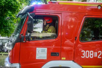 Pożar laboratorium chemicznego na obrzeżach Gdyni