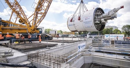 Warszawa. Tarcze Krystyna, Elisabetta i Anna rozpoczęły drążenie tuneli
