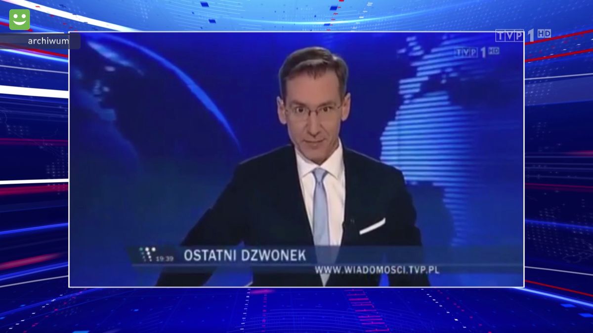 "Wiadomości" TVP zakpiły z Piotra Kraśko. Wykorzystały materiał sprzed lat