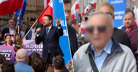 Trzaskowski w Bolesławcu. Incydent na wiecu. Reagowała policja