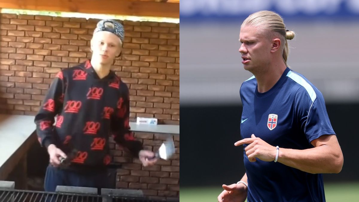 Nagranie rapującego Erlinga Haalanda hitem sieci 