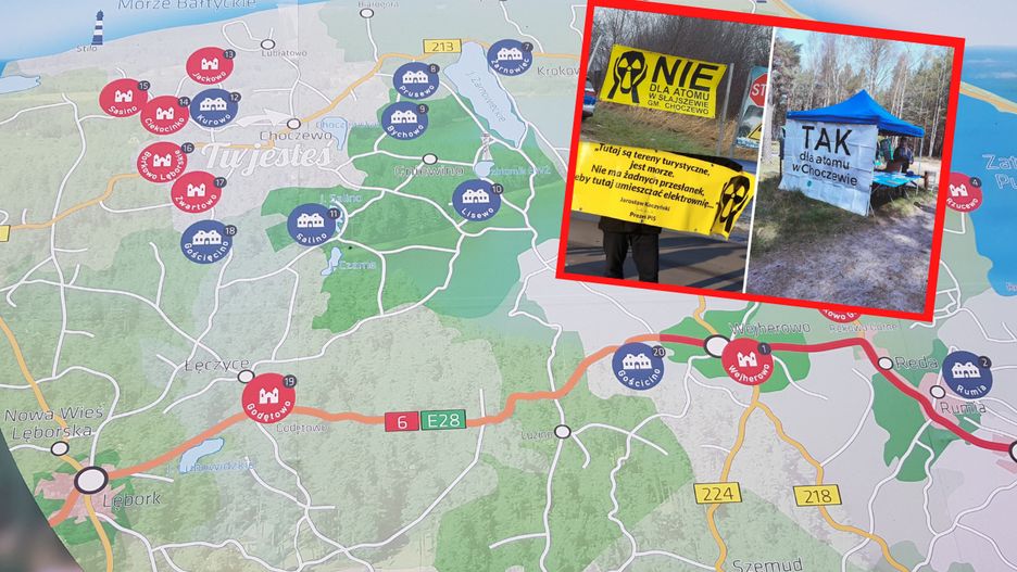 Emocje nad Bałtykiem. Plan budowy elektrowni budzi protesty