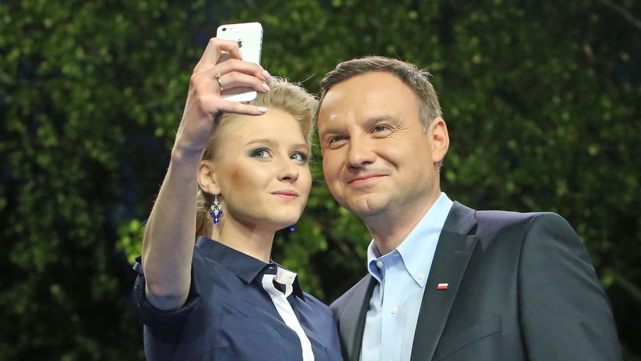 Kinga Duda z ojcem, prezydentem Andrzejem Dudą