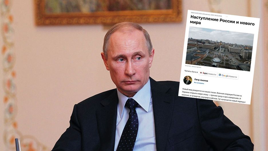 Wojna na Ukrainie. Dowód na fiasko planu Putina 