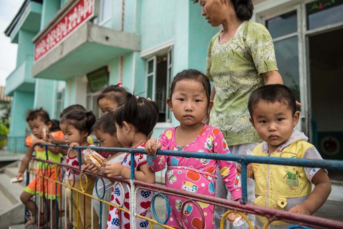 W prowincji Yanggang w Korei Północnej rozprzestrzeniła się nieznana choroba, na którą zapadają głównie dzieci. Zdjęcie ilustracyjne 