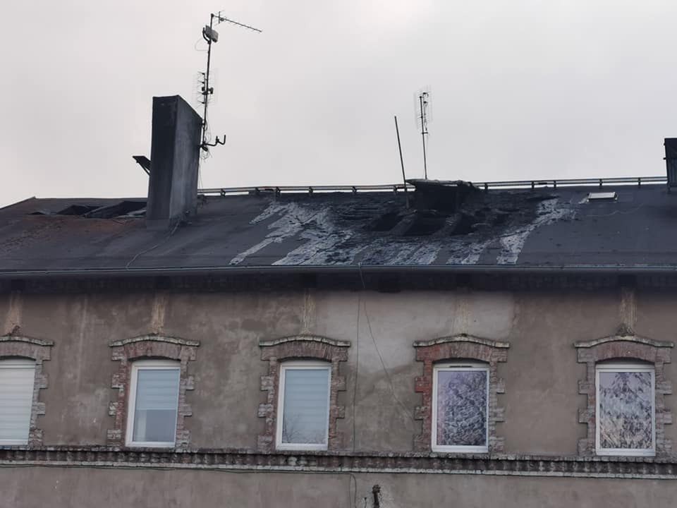 Budynek w Czeladzi po pożarze nie nadaje się do zamieszkania.