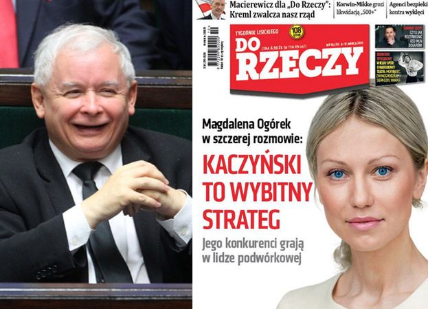 Magdalena Ogórek zachwyca się Kaczyńskim: "Jest wybitnym politycznym strategiem. Sprowadza opozycję do parteru"