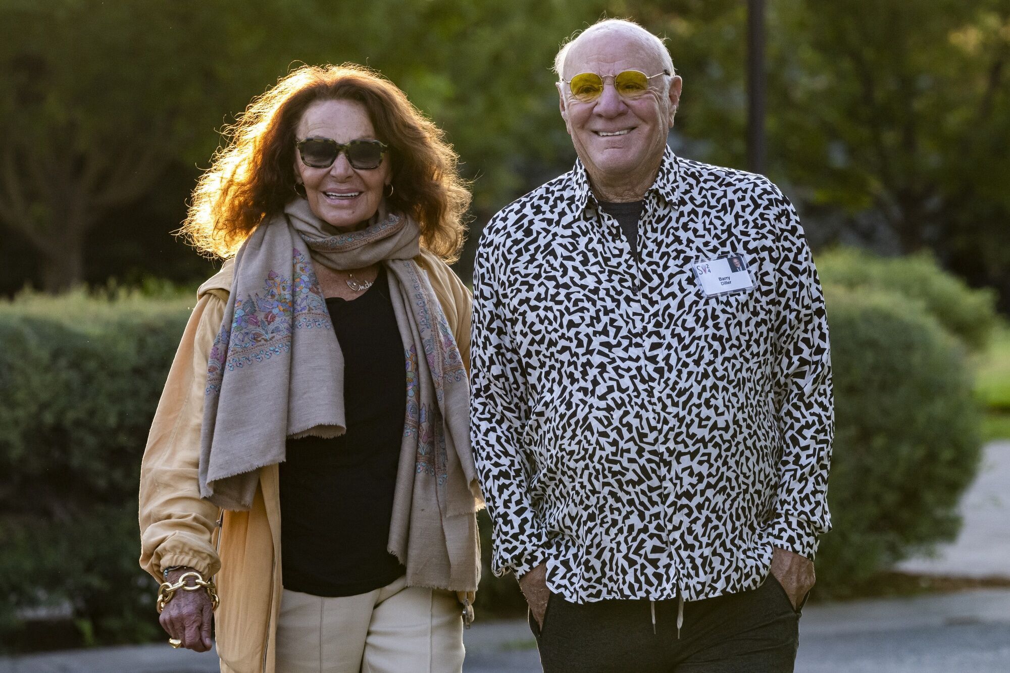 Diane Von Furstenberg i Barry Diller