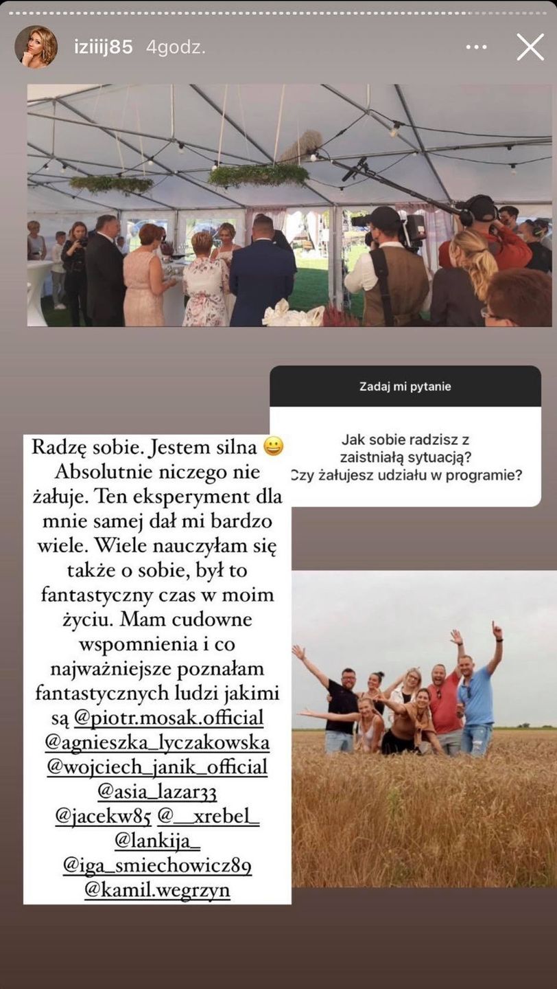 Iza ze "Ślubu od pierwszego wejrzenia" ujawnia kulisy rozstania